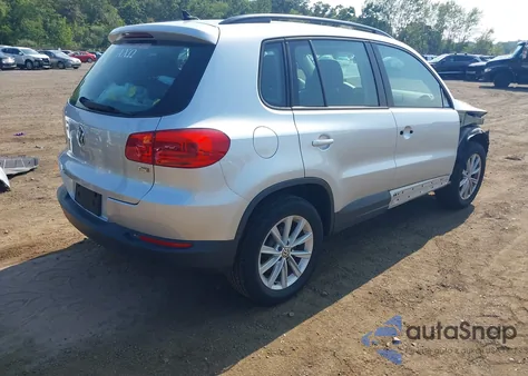 2018 Volkswagen Tiguan Limited 2.0T из США, поврежденный, VIN WVGAV7AX1JK004473